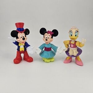 Disney Pixar Action Figure Mickey Minnie Daisy  Epcot Center McDonald's Toy 1993